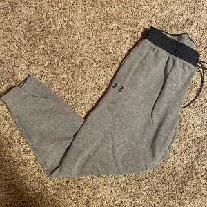 Under Armour joggers.